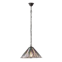Astoria - Tiffany Glass & Dark Bronze Pendant Astoria - Tiffany Glass & Dark Bronze Pendant