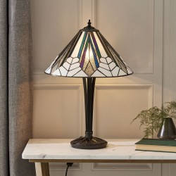 Astoria - Tiffany Glass & Black Table Lamp Astoria - Tiffany Glass & Black Table Lamp