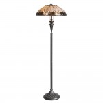 Brooklyn - Tiffany Glass & Dark Bronze Floor Lamp Brooklyn - Tiffany Glass & Dark Bronze Floor Lamp