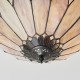 Interiors1900-63978 - Brooklyn - Tiffany Glass & Dark Bronze 3 Light Semi Flush