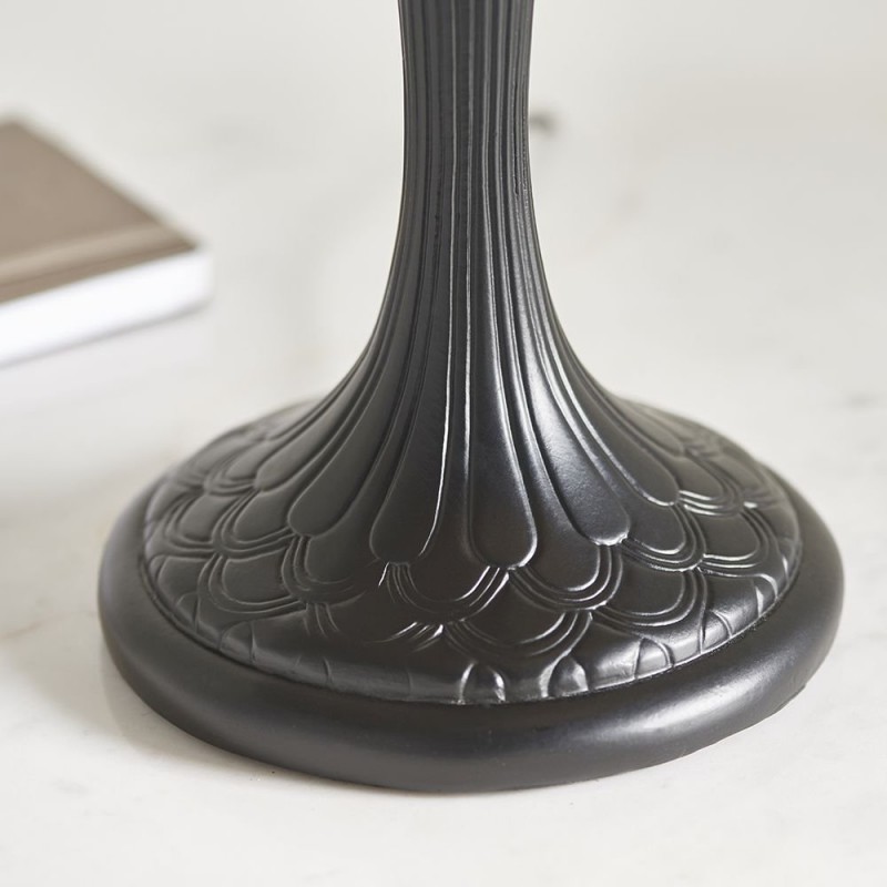 Interiors1900-63982 - Brooklyn - Tiffany Glass & Dark Bronze Medium Table Lamp