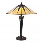 Dark Star - Tiffany Glass & Black Table Lamp Dark Star - Tiffany Glass & Black Table Lamp