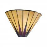 Dark Star - Tiffany Glass & Black Wall Lamp Dark Star - Tiffany Glass & Black Wall Lamp