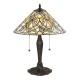 Interiors1900-64055 - Dauphine - Tiffany Glass & Dark Bronze Medium Table Lamp