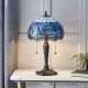 Table & Floor Lamp - Dragonfly - Tiffany Glass & Dark Bronze Small Table Lamp Interiors1900-64090 - Dragonfly - Tiffany Glass & Dark Bronze Small Table Lamp