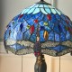 Table & Floor Lamp - Dragonfly - Tiffany Glass & Dark Bronze Small Table Lamp Interiors1900-64090 - Dragonfly - Tiffany Glass & Dark Bronze Small Table Lamp