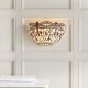 Wall Lights - Dragonfly Beige - Tiffany Glass & Black Wall Lamp Interiors1900-64101 - Dragonfly Beige - Tiffany Glass & Black Wall Lamp