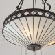 Interiors1900-64146 - Fargo - Tiffany Glass & Dark Bronze 3 Light Pendant