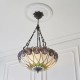 Ceiling Lights - Hutchinson - Tiffany Glass & Dark Bronze Large Pendant Interiors1900-64174 - Hutchinson - Tiffany Glass & Dark Bronze Large Pendant