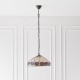 Ceiling Lights - Hutchinson - Tiffany Glass & Dark Bronze Medium Pendant Interiors1900-64176 - Hutchinson - Tiffany Glass & Dark Bronze Medium Pendant