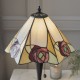 Interiors1900-64184 - Ingram - Tiffany Glass & Dark Bronze Table Lamp