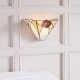 Interiors1900-64186 - Ingram - Tiffany Glass & Black Wall Lamp