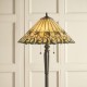 Interiors1900-64192 - Jamelia - Tiffany Glass & Dark Bronze Floor Lamp