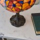 Interiors1900-64210 - Josette - Tiffany Glass & Dark Bronze Small Table Lamp
