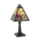 Interiors1900-64229 - Lelani - Tiffany Glass & Matt Black Mini Table Lamp