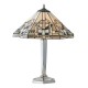 Interiors1900-64260 - Metropolitan - Tiffany Glass & Chrome Medium Table Lamp