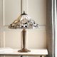 Interiors1900-64263 - Metropolitan - Tiffany Glass & Dark Bronze Medium Table Lamp