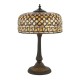 Table & Floor Lamp - Mille Feux - Tiffany Glass & Dark Bronze Medium Table Lamp Interiors1900-64278 - Mille Feux - Tiffany Glass & Dark Bronze Medium Table Lamp