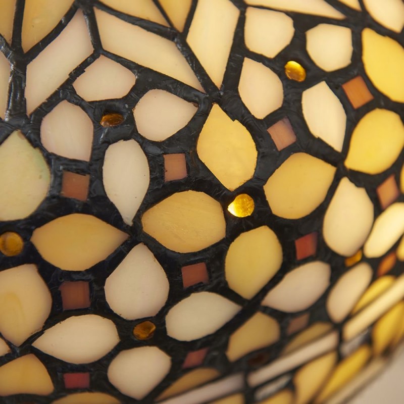 Table & Floor Lamp - Mille Feux - Tiffany Glass & Dark Bronze Medium Table Lamp Interiors1900-64278 - Mille Feux - Tiffany Glass & Dark Bronze Medium Table Lamp