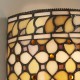 Wall Lights - Mille Feux - Tiffany Glass & Matt Black Wall Lamp Interiors1900-64280 - Mille Feux - Tiffany Glass & Matt Black Wall Lamp