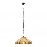 Nevada - Tiffany Glass & Dark Bronze Pendant Nevada - Tiffany Glass & Dark Bronze Pendant
