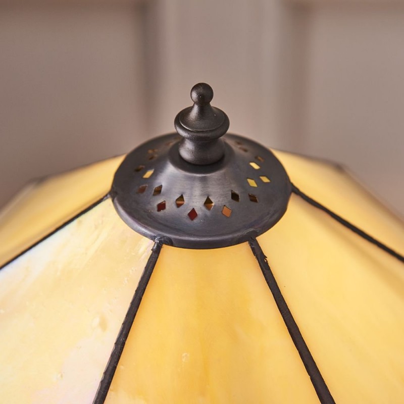 Table & Floor Lamp - Nevada - Tiffany Glass & Dark Bronze Small Table Lamp Interiors1900-64287 - Nevada - Tiffany Glass & Dark Bronze Small Table Lamp