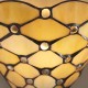 Interiors1900-64302 - Pearl - Tiffany Glass & Black Wall Lamp