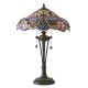Interiors1900-64326 - Sullivan - Tiffany Glass & Dark Bronze Medium Table Lamp