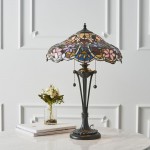 Sullivan - Tiffany Glass & Dark Bronze Medium Table Lamp Sullivan - Tiffany Glass & Dark Bronze Medium Table Lamp