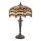 Interiors1900-64376 - Vesta - Tiffany Glass & Dark Bronze Table Lamp