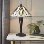 Astoria - Tiffany Glass & Black Small Table Lamp Astoria - Tiffany Glass & Black Small Table Lamp