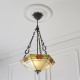 Ceiling Lights - Nevada - Tiffany Glass & Dark Bronze 3 Light Pendant Interiors1900-70739 - Nevada - Tiffany Glass & Dark Bronze 3 Light Pendant