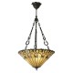 Ceiling Lights - Jamelia - Tiffany Glass & Dark Bronze Large Pendant Interiors1900-70742 - Jamelia - Tiffany Glass & Dark Bronze Large Pendant