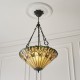 Ceiling Lights - Jamelia - Tiffany Glass & Dark Bronze Large Pendant Interiors1900-70742 - Jamelia - Tiffany Glass & Dark Bronze Large Pendant