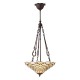 Ceiling Lights - Pearl - Tiffany Glass & Dark Bronze 3 Light Pendant Interiors1900-70743 - Pearl - Tiffany Glass & Dark Bronze 3 Light Pendant