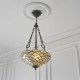 Ceiling Lights - Pearl - Tiffany Glass & Dark Bronze 3 Light Pendant Interiors1900-70743 - Pearl - Tiffany Glass & Dark Bronze 3 Light Pendant