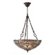 Ceiling Lights - Anderson - Tiffany Glass & Dark Bronze Large Pendant Interiors1900-70744 - Anderson - Tiffany Glass & Dark Bronze Large Pendant