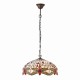 Ceiling Lights - Dragonfly Beige - Tiffany Glass & Dark Bronze Pendant Interiors1900-70824 - Dragonfly Beige - Tiffany Glass & Dark Bronze Pendant