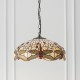 Ceiling Lights - Dragonfly Beige - Tiffany Glass & Dark Bronze Pendant Interiors1900-70824 - Dragonfly Beige - Tiffany Glass & Dark Bronze Pendant