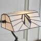 Table & Floor Lamp - Astoria - Tiffany Glass & Black Bankers Table Lamp Interiors1900-70909 - Astoria - Tiffany Glass & Black Bankers Table Lamp