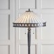 Interiors1900-70936 - Fargo - Tiffany Glass & Dark Bronze 2 Light Floor Lamp