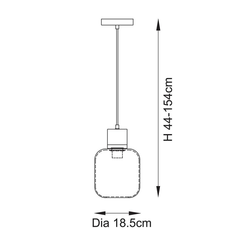 - Travi - White Volakas Marble Pendant with Clear Glass Endon-120661 - Travi - White Volakas Marble Pendant with Clear Glass