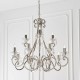- Oksana - Polished Nickel 12 Light Chandelier with Crystal Endon-UL1P12N - Oksana - Polished Nickel 12 Light Chandelier with Crystal