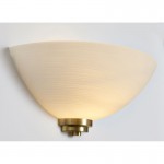 Welles - Antique Brass Wall Lamp with White Glass Welles - Antique Brass Wall Lamp with White Glass