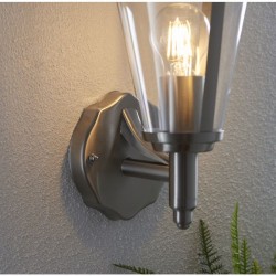 Klien - Stainless Steel Uplight Lantern Wall Lamp Klien - Stainless Steel Uplight Lantern Wall Lamp