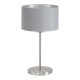 Eglo-31628 - Maserlo - Grey & Silver with Nickel Table Lamp