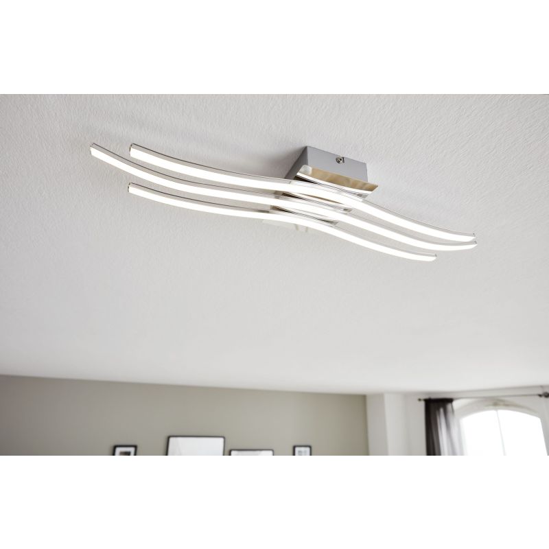 Eglo-31995 - Roncade - LED Polished Chrome & White Wall/Ceiling Lamp
