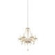 Eglo-39092 - Basilano - Crystal Amber with Chrome 6 Light Chandelier
