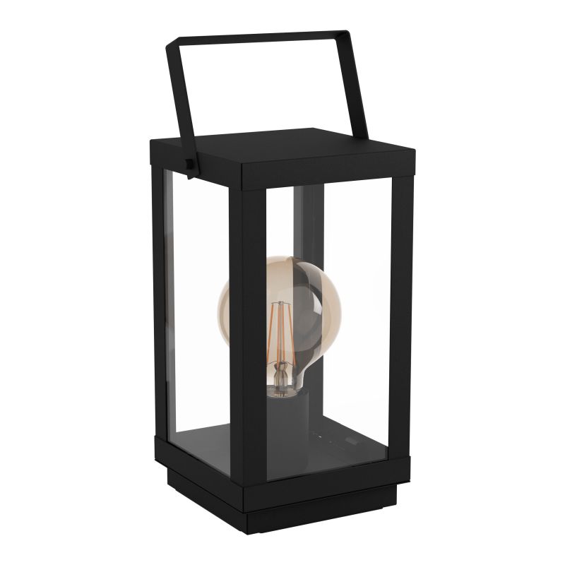 Eglo-43623 - Bradford 1 - Vintage Black Lantern Table Lamp