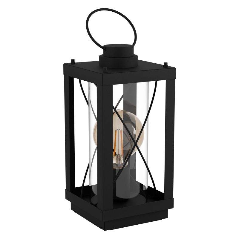 Eglo-43624 - Bradford 1 - Vintage Black Lantern Table Lamp